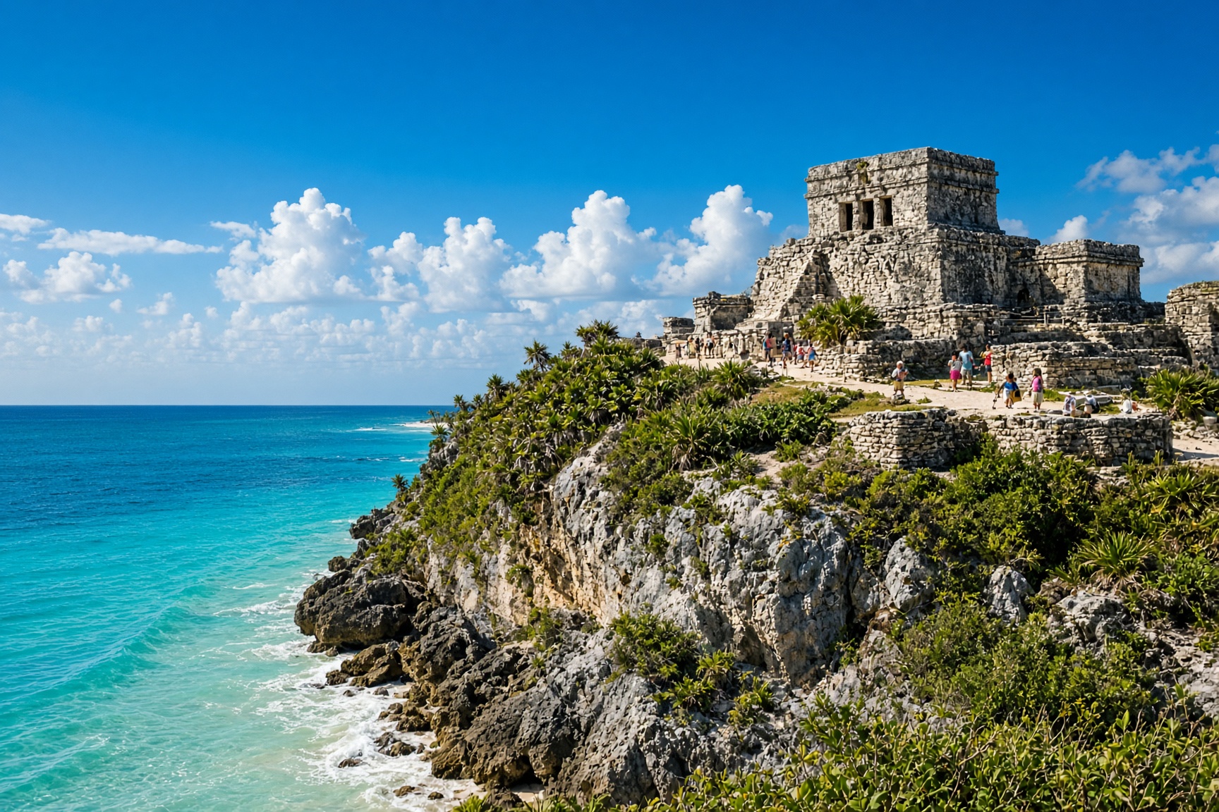 Tulum ruins + cenote + beach